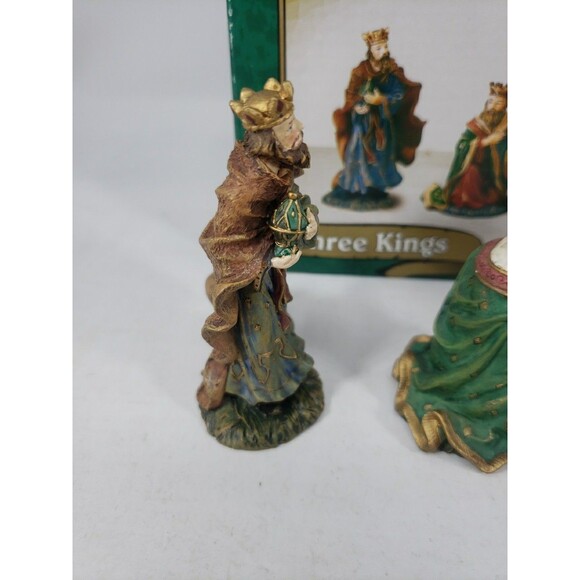 Vintage Kmart O' Holy Night THREE KINGS Figurines Trim A Home Original Box *READ - Picture 16 of 16